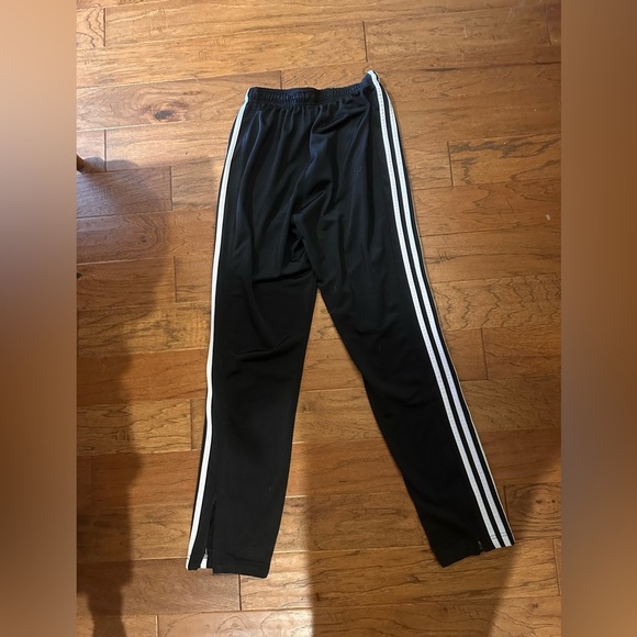Adidas Black Joggers with White Accents - Picture 3 of 3